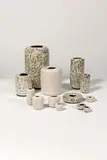 Luiselio, Suite de treize vases, Glazed ceramics