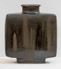 Pierre Culot, Vase gourde, Glazed stoneware