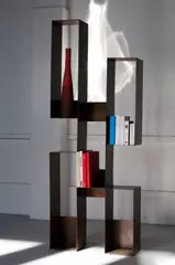 Pol Quadens, Bibliothèque, Patinated steel