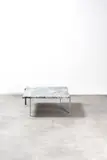 Mod. PK61 by Poul Kjærholm, Marble and matt chromed steel structure, sold Jun 2023