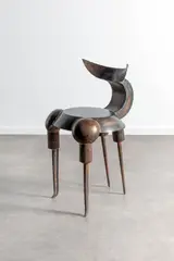 Mod. Kitchen - Bull by Tom Dixon, Patinated steel and brass, sold Jun 2023