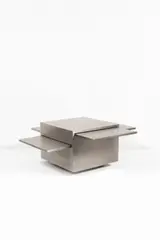 Gabriella Crespi, Cubo Magico, Série Plurimi, Stainless steel sheets