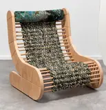 Studio Intervalo, Mod. Toga, Beechwood, steel, rope and fabric