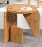 Sebastien Caporusso, Mod. Table, Oak structure and marble on the top