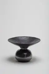 Vase à lèvre évasée by Claire Debril, circa 1985, sold Jul 2023