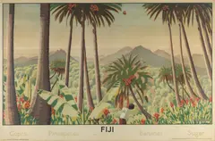 Keith Henderson, FIJI.Copra, Pineapples, Bananas, Sugar. Empire Marketing BoardB