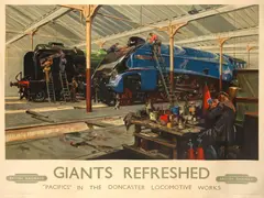 Terence Cuneo, GIANTS REFRESHED, British Railways