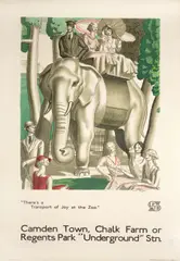 Jean Dupas, CAMDEN TOWN, CHALK FARM OR REGENTS PARK "UNDERGROUND" STN