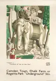 Jean Dupas, CAMDEN TOWN, CHALK FARM OR REGENTS PARK "UNDERGROUND" STN