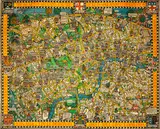 MacDonald Gill, THE WONDERGROUND MAP OF LONDON TOWN