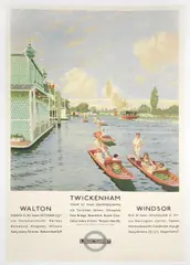 Charles Pears, LONDON TRANSPORT. Walton, Twickhenham and Windsor