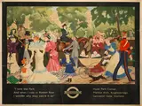 Anna Zinkeisen, LONDON UNDERGROUND. ROTTEN ROW