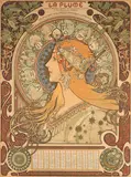 Alphonse Mucha, ZODIAC, la Plume