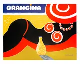 ORANGINA by Bernard Villemot, sold Feb 2023