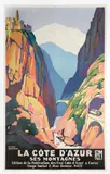 Roger Broders, LA CÔTE D'AZUR SES MONTAGNES. PLM