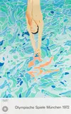 David Hockney R.A., Olympische Spiele München 1972, lithographic poster printed in colours, 1970, on wove