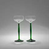 Peter Behrens, Pair of wine glasses, designed 1898
