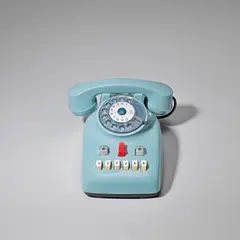 Marcello Nizzoli, '2+7 SAFNAT' telephone, designed 1958, Acrylic, stainless steel, rubber