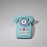 Marcello Nizzoli, '2+7 SAFNAT' telephone, designed 1958, Acrylic, stainless steel, rubber