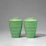 Keith Murray: Made by Wedgwood, Pair of vases, model no. 3805