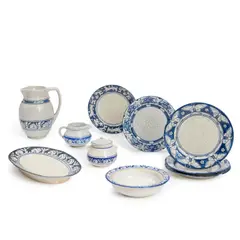 Tableware by Dedham Pottery, sold Oct 2023