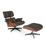 Charles and Ray Eames, for Herman Miller 670 Lounge Chair and 671 Ottoman, Rosewood-veneered plywood