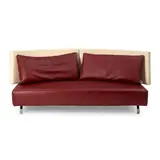Niels Bendtsen, for Montis Baku-style Sofa, late 20th century, faux-leather, metal, plastic, ht