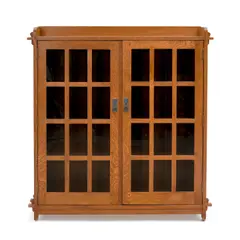 Stickley Bookcase, Untitled, 1992, oak