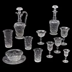 T.G. Hawkes Crystal Service Made, for Henry Clay Frick