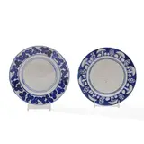 Dedham Pottery, "French Mushroom" and "Clover" Plates
