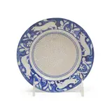 Dedham Pottery, "Tapestry Lion" Pattern Plate