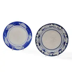 "Turtle" and "Polar Bear" Pattern Plates by Dedham Pottery, sold May 2023
