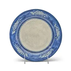 for Dedham Pottery "Turtle" Pattern Plate by Maude Davenport, sold May 2023