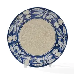 "Horse Chestnut" Pattern Plate by Dedham Pottery, sold May 2023