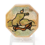 Saturday Evening Girls, Octagonal Pottery Paperweight