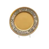 Saturday Evening Girls, Inscribed Moto Plate