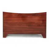 c. 1960, unmarked, ht. 37, wd. 62, dp. 1 1/2 in. by Mid-century Modern Rosewood-veneer Headboard, sold May 2023