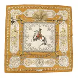 Hermès, Eșarfă Hermès, Louis XIV, design Francoise de la Perriere, din mătase