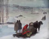 Arthur Verona, Convoi de sănii în Bucovina