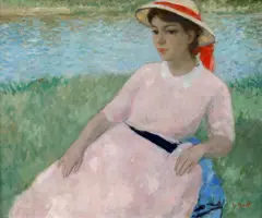 Francisc Gall, Eugenie en rose, anii '50, ulei pe pânză