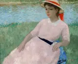 Francisc Gall, Eugenie en rose, anii '50, ulei pe pânză