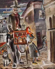 Victor Feodorov, Flașnetarul din Odessa, 1944, ulei pe placaj
