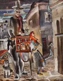 Victor Feodorov, Flașnetarul din Odessa, 1944, ulei pe placaj