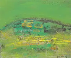 Francisc Bartok, Dimineață, 1979, ulei pe pânză