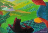 Raul Egon Lebel, Le chat noir