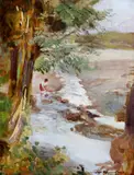 Nicolae Vermont, Spălătoreasă la râu