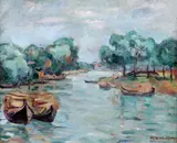 Nicolae Dărăscu, Bărci la Vâlcov