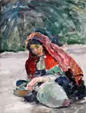 Samuel Mützner, Algeriană, pe malul apei
