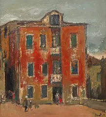 Veneția by Corneliu Baba, 1978, ulei pe carton, offered Dec 2023