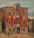 Corneliu Baba, Veneția, 1978, ulei pe carton